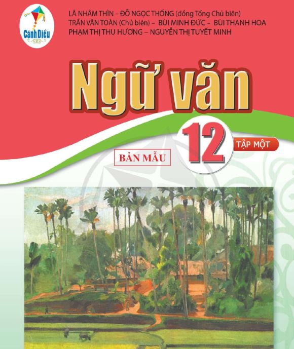 SÁCH GIÁO KHOA NGỮ VĂN 12 TẬP 1 CÁNH DIỀU_Miễn phí